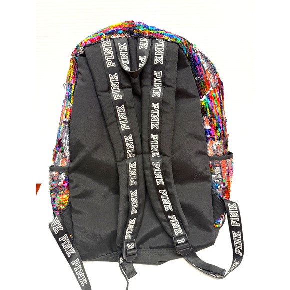 Victoria\'s Secret VS PINK Fashion Show Sequin Campus Backpack REVERSE SEQUIN main image 7